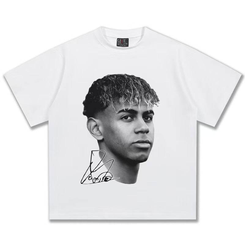 🏆⚽🔥2026 New Yamal Retro 100% Cotton Loose-Fit Round-Neck Breathable Printed T-Shirt