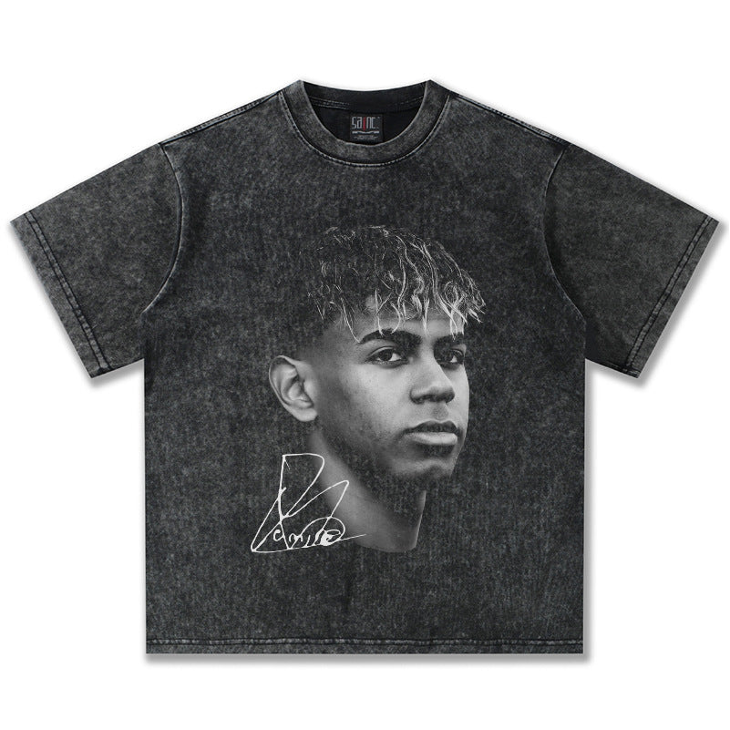 🏆⚽🔥2026 New Yamal Retro 100% Cotton Loose-Fit Round-Neck Breathable Printed T-Shirt