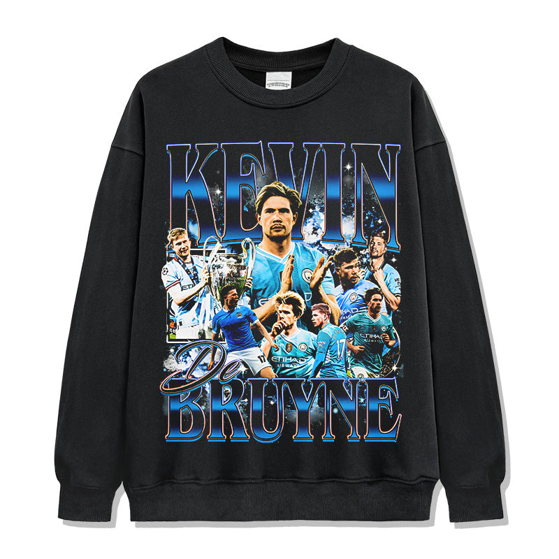De Bruyne Washed Vintage Crewneck Sweatshirt