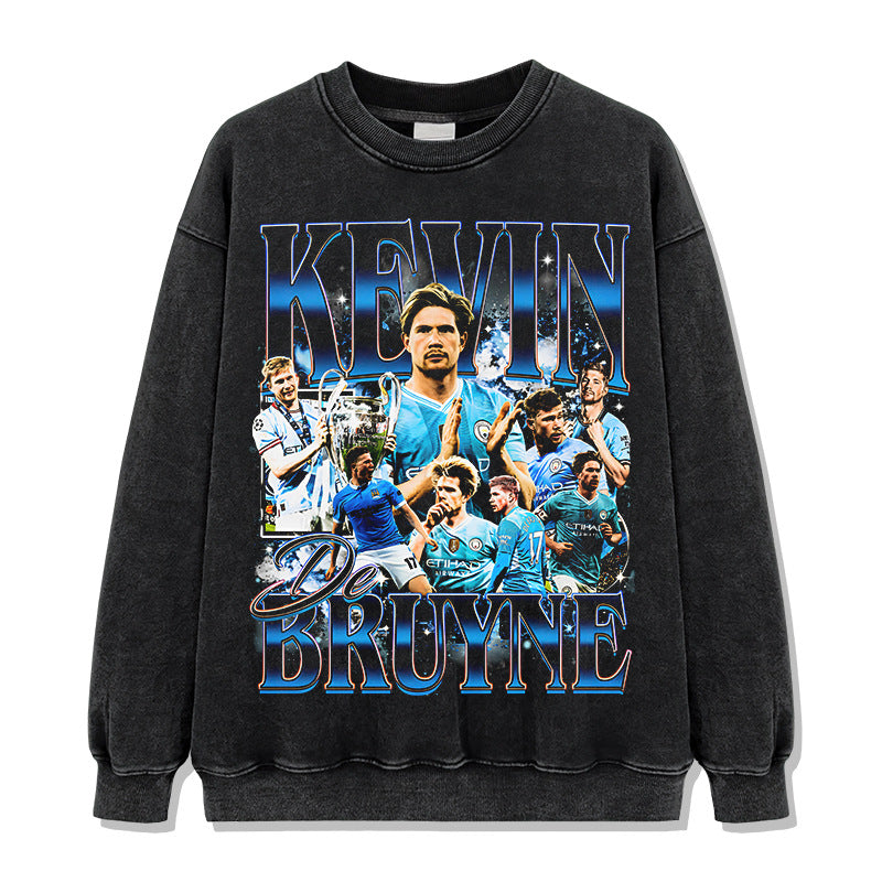 De Bruyne Washed Vintage Crewneck Sweatshirt