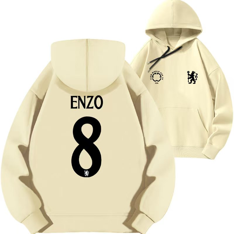 Enzo Fernández No. 8 Soccer Hoodie