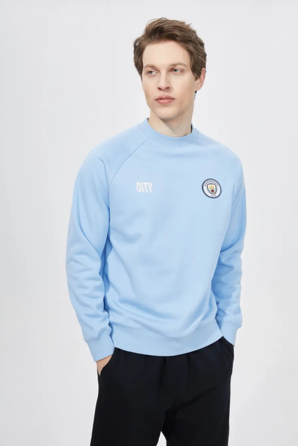 Manchester City Soccer Crew Neck Sweatshirt