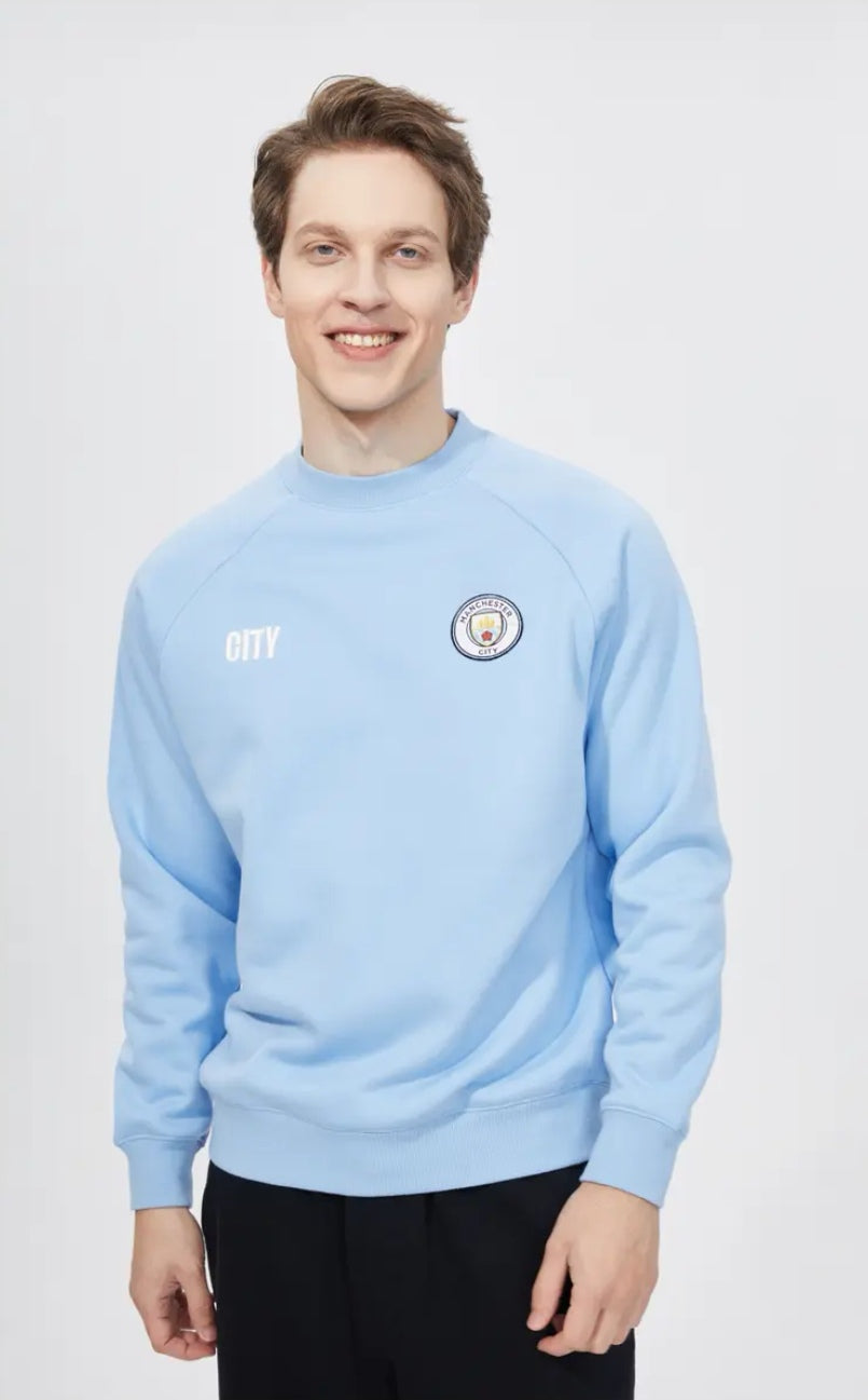 Manchester City Soccer Crew Neck Sweatshirt