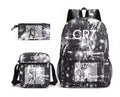 2026 New CR7 Soccer Youth Student Backpack 3-Piece Set
