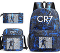 2026 New CR7 Soccer Youth Student Backpack 3-Piece Set
