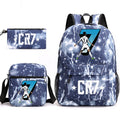 2026 New CR7 Soccer Youth Student Backpack 3-Piece Set