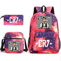 2026 New CR7 Soccer Youth Student Backpack 3-Piece Set