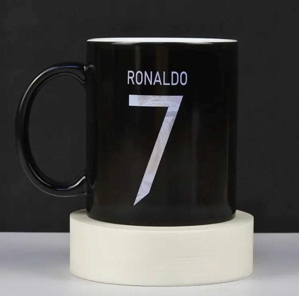 Cristiano Ronaldo Double-Layer Pattern Color-Changing Mug: Creative Souvenir Gift