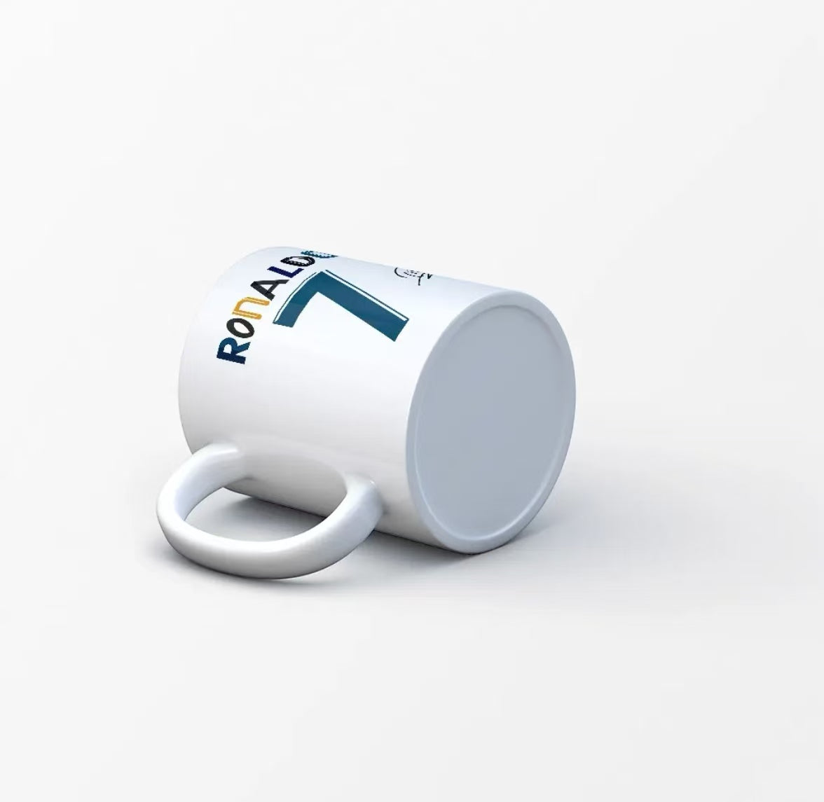 Ceramic Mug Commemorating Cristiano Ronaldo's Honors During His Real Madrid Career—Souvenir Gift