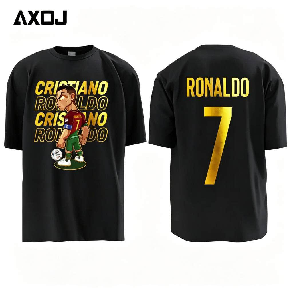 Cristiano Ronaldo's No. 7 at Al-Nassr, Euro Championship Winner, Hot Stamped