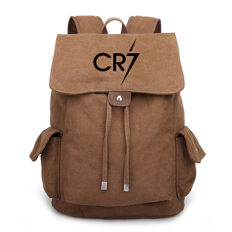 Cristiano Ronaldo Drawstring Soccer-Themed Backpack: CR7 Large-Capacity Backpack