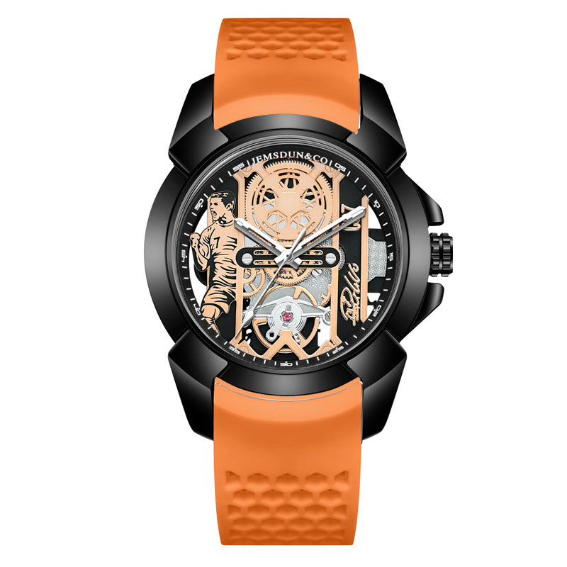 New CR7 Watch: Skeletonized, Water-Resistant Quartz-Mechanical Watch