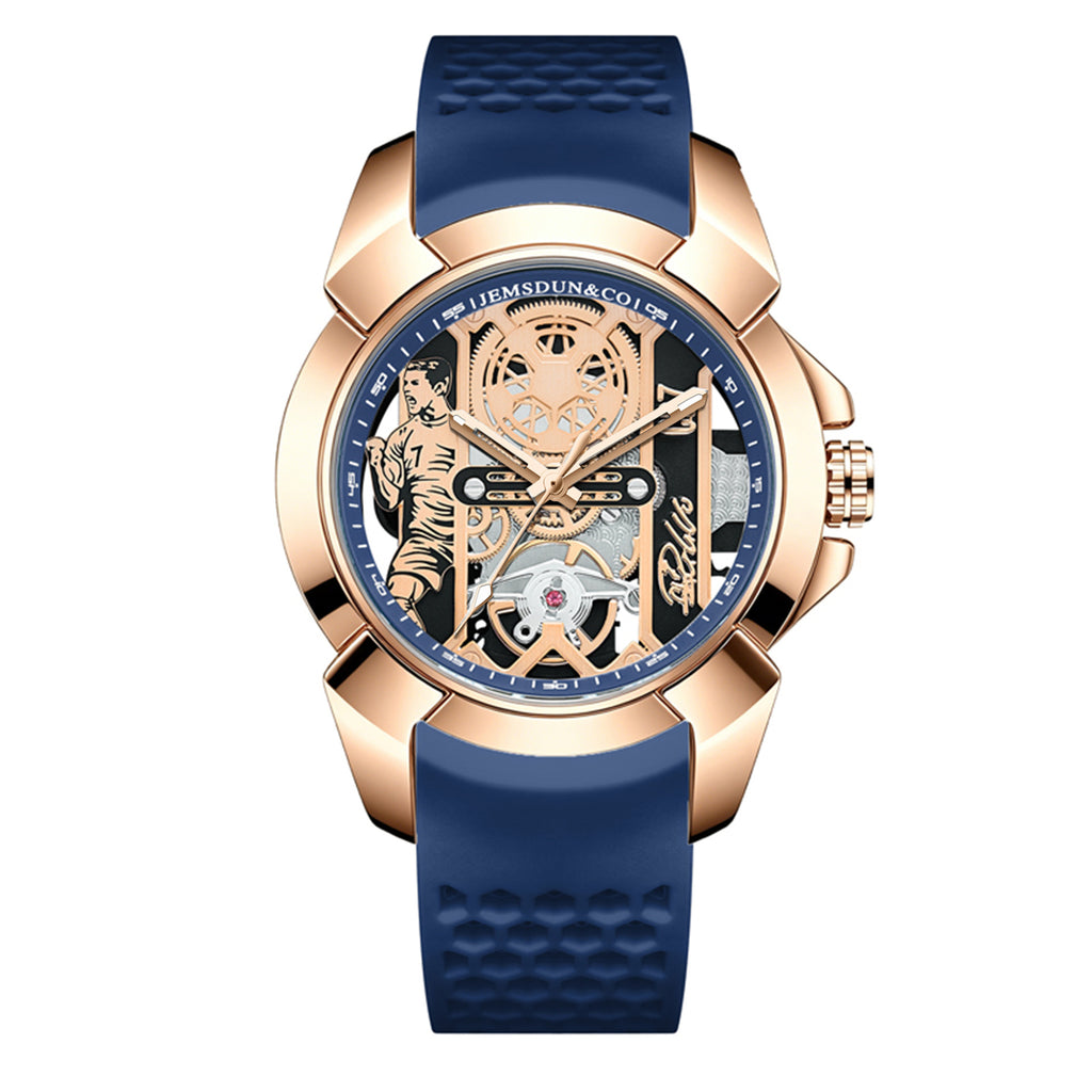 New CR7 Watch: Skeletonized, Water-Resistant Quartz-Mechanical Watch