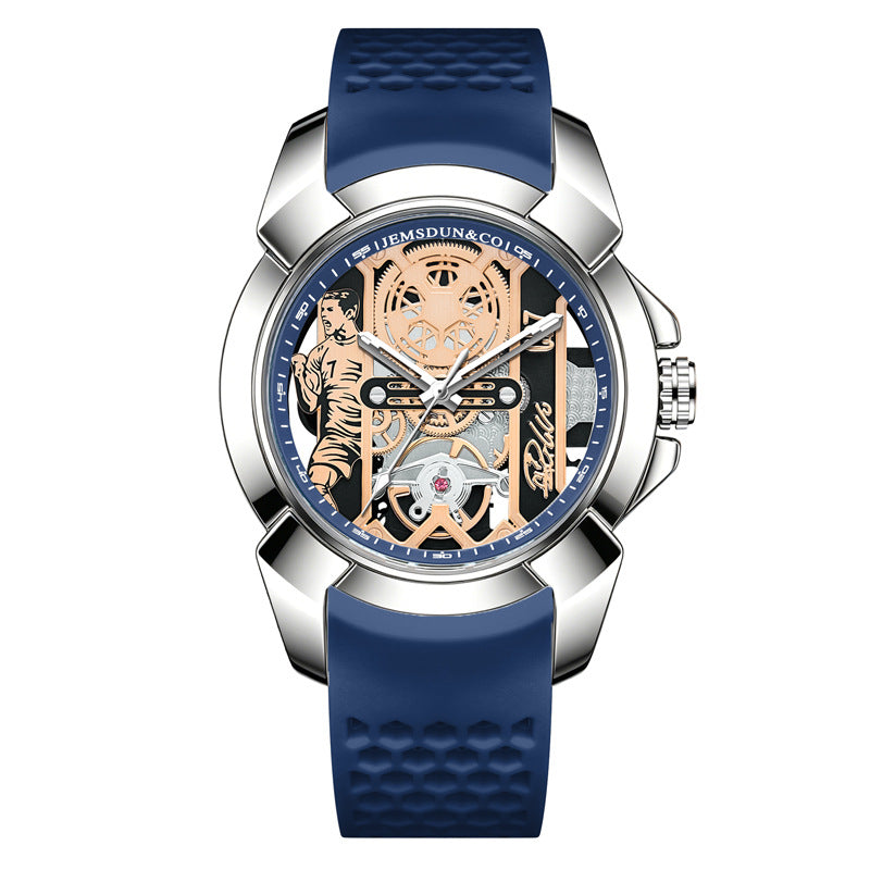 New CR7 Watch: Skeletonized, Water-Resistant Quartz-Mechanical Watch