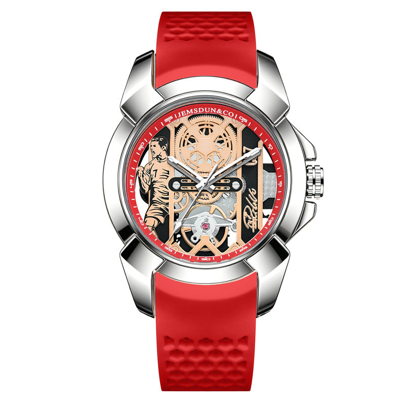 New CR7 Watch: Skeletonized, Water-Resistant Quartz-Mechanical Watch