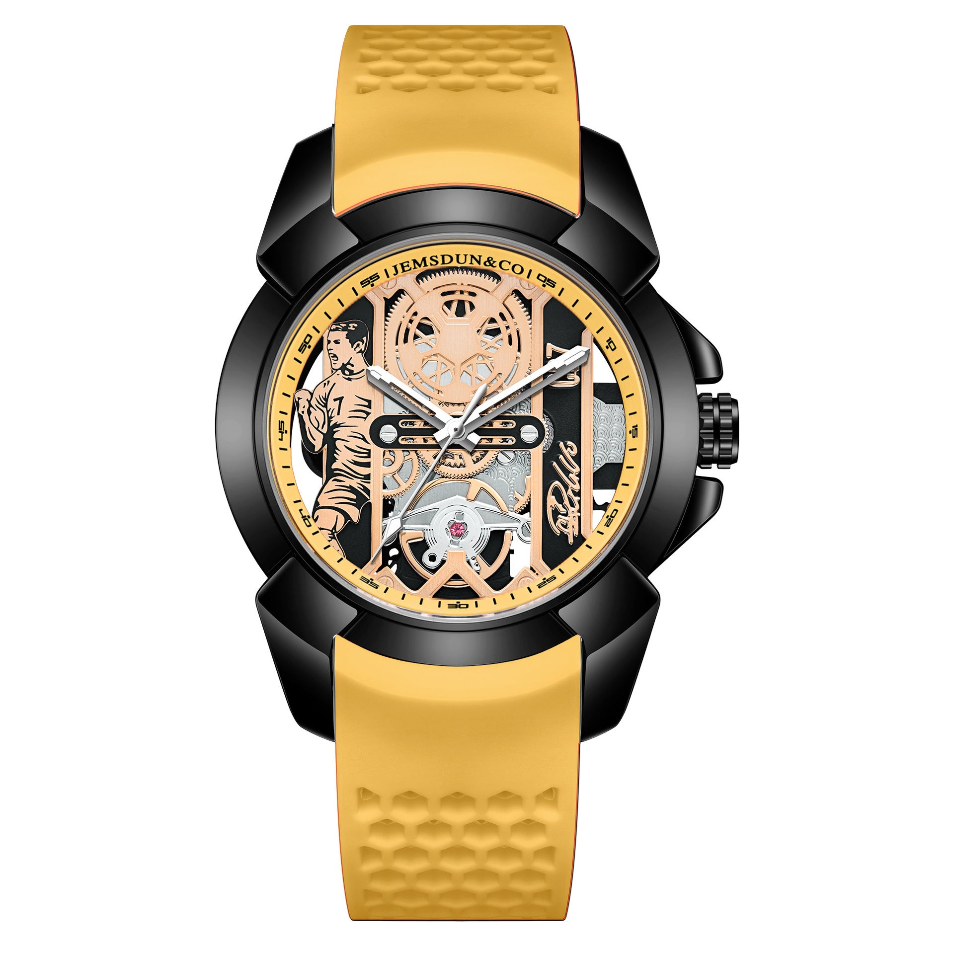 New CR7 Watch: Skeletonized, Water-Resistant Quartz-Mechanical Watch