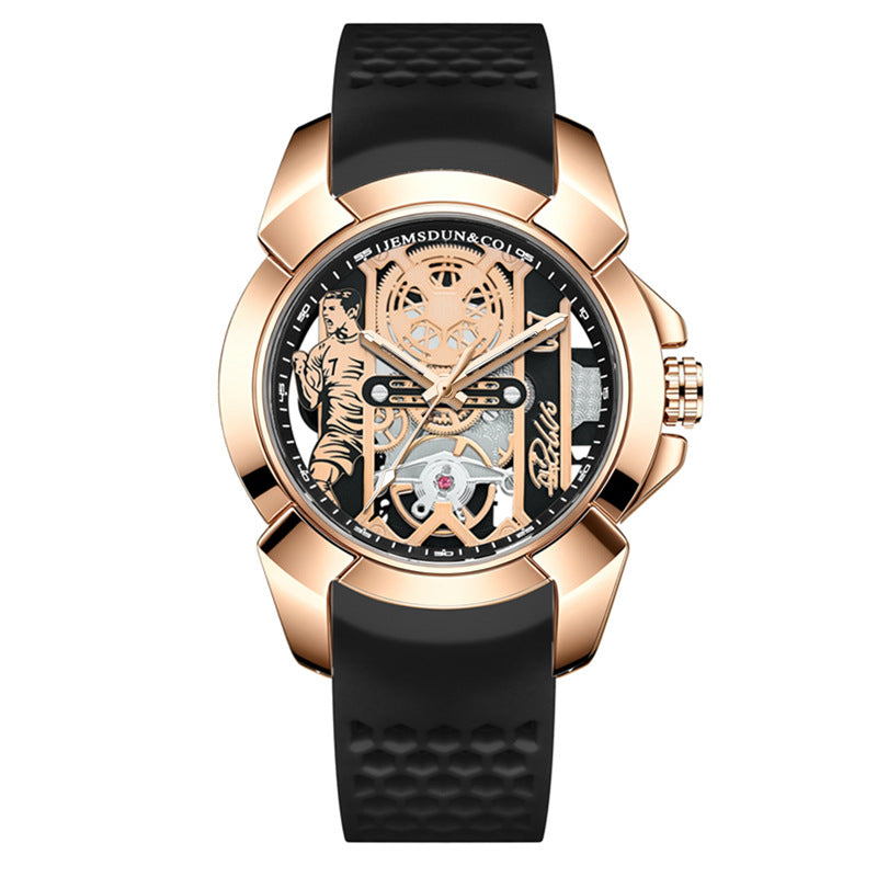 New CR7 Watch: Skeletonized, Water-Resistant Quartz-Mechanical Watch