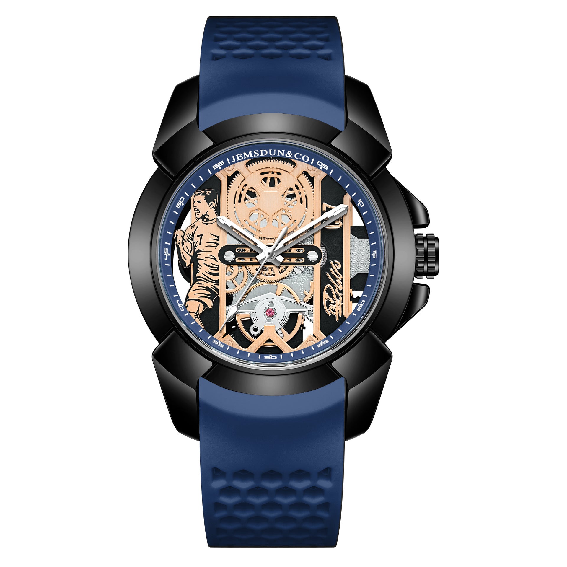 New CR7 Watch: Skeletonized, Water-Resistant Quartz-Mechanical Watch