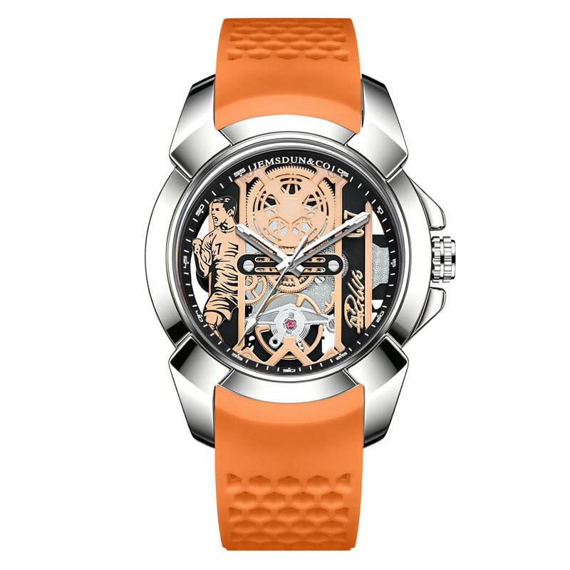 New CR7 Watch: Skeletonized, Water-Resistant Quartz-Mechanical Watch