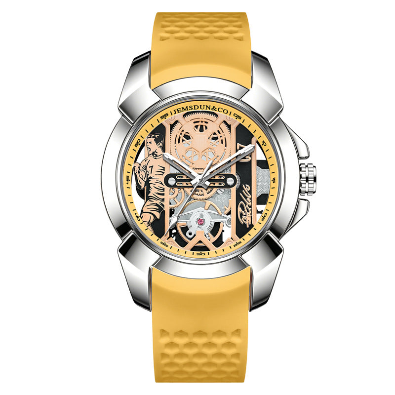 New CR7 Watch: Skeletonized, Water-Resistant Quartz-Mechanical Watch