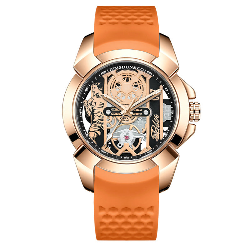 New CR7 Watch: Skeletonized, Water-Resistant Quartz-Mechanical Watch