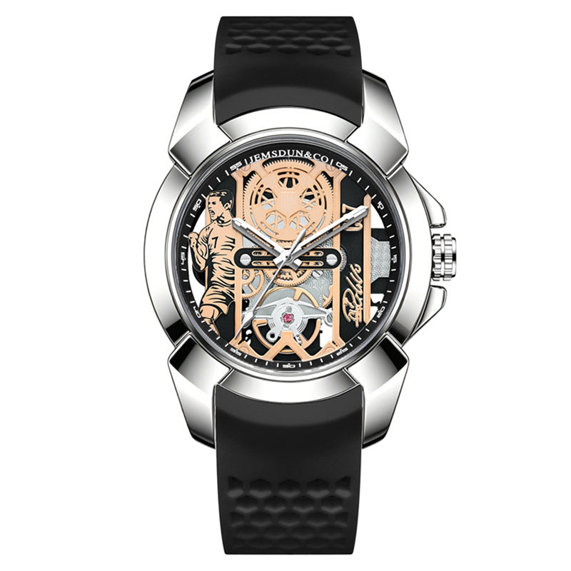 New CR7 Watch: Skeletonized, Water-Resistant Quartz-Mechanical Watch