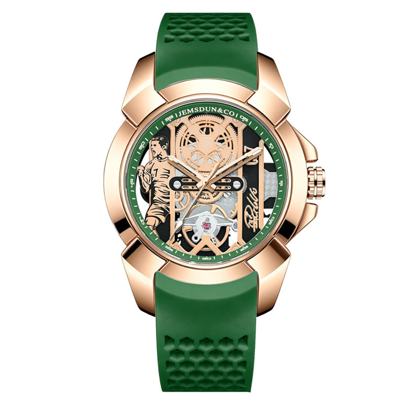 New CR7 Watch: Skeletonized, Water-Resistant Quartz-Mechanical Watch