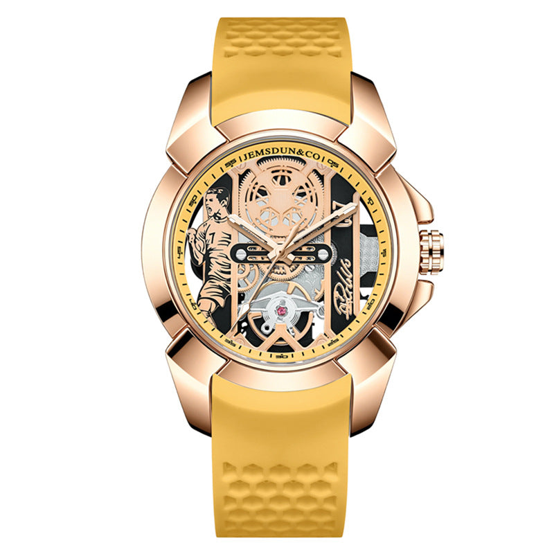 New CR7 Watch: Skeletonized, Water-Resistant Quartz-Mechanical Watch