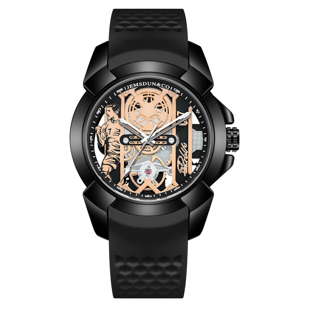 New CR7 Watch: Skeletonized, Water-Resistant Quartz-Mechanical Watch