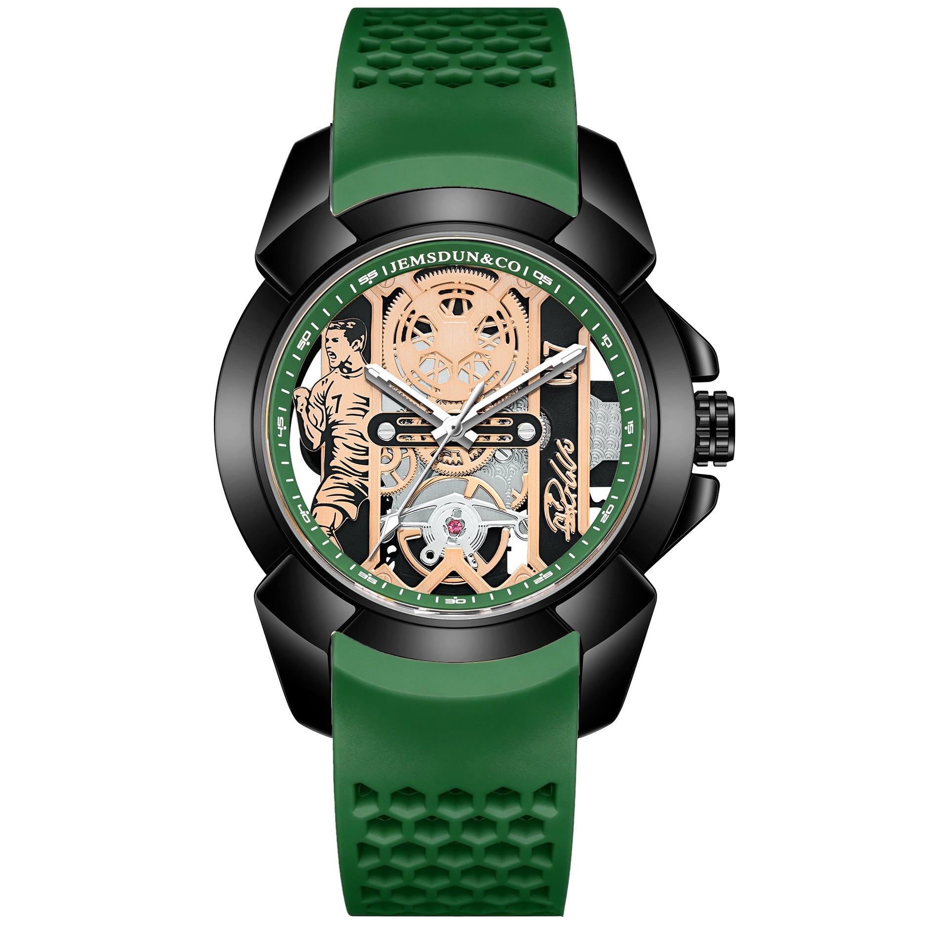 New CR7 Watch: Skeletonized, Water-Resistant Quartz-Mechanical Watch