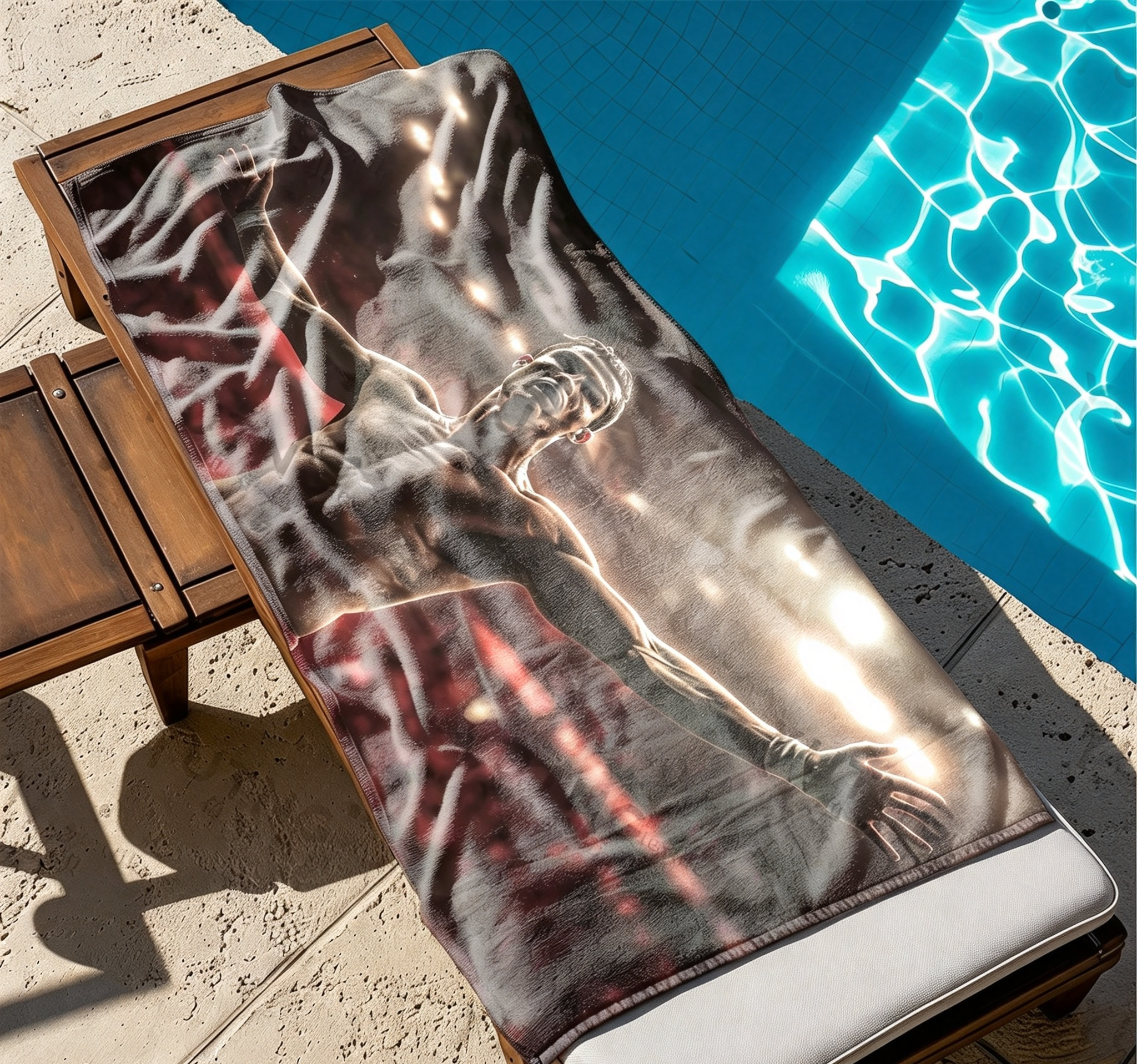 Cristiano Ronaldo (CR7) Signature Beach Towel—Microfiber Soccer Bath Towel