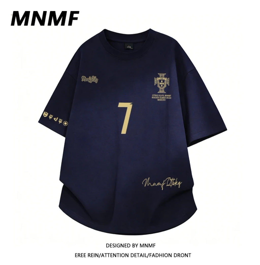 Cristiano Ronaldo No. 7 100% Cotton T-Shirt for Women: New Summer Style, Loose-Fit, Oversized, Casual Top