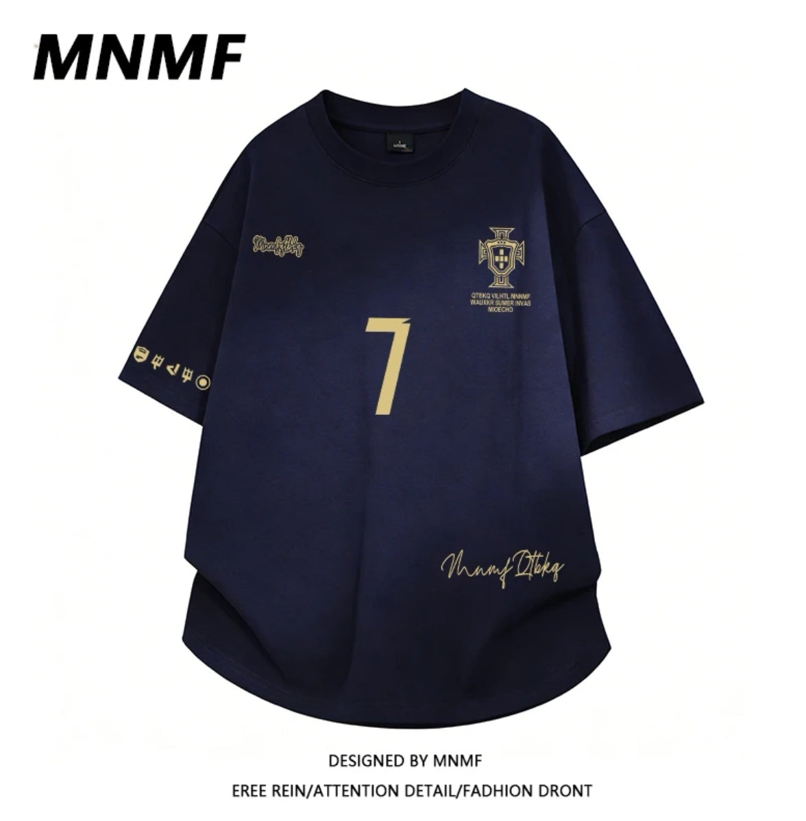 Cristiano Ronaldo No. 7 100% Cotton T-Shirt for Women: New Summer Style, Loose-Fit, Oversized, Casual Top