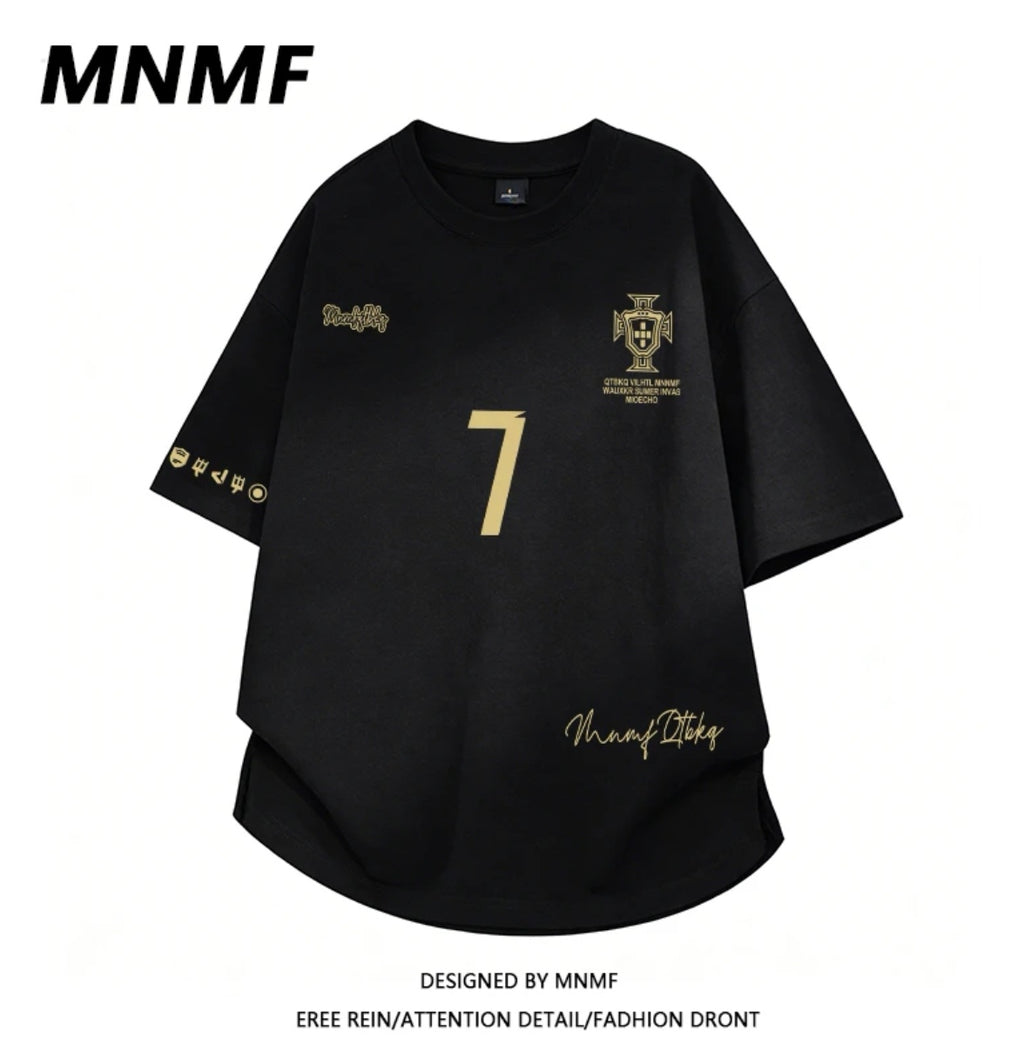 Cristiano Ronaldo No. 7 100% Cotton T-Shirt for Women: New Summer Style, Loose-Fit, Oversized, Casual Top
