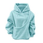 Flannel Pet Carrier Hoodie — Warm, Cozy & Convenient Kangaroo Pouch Sweatshirt for You and Your Pet