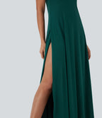 U Neck Flowy Maxi Casual Tank Dress