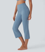 UltraSculptTM SoCinched High Waisted Tummy Control Cropped Yoga Bootcut Leggings with Pockets