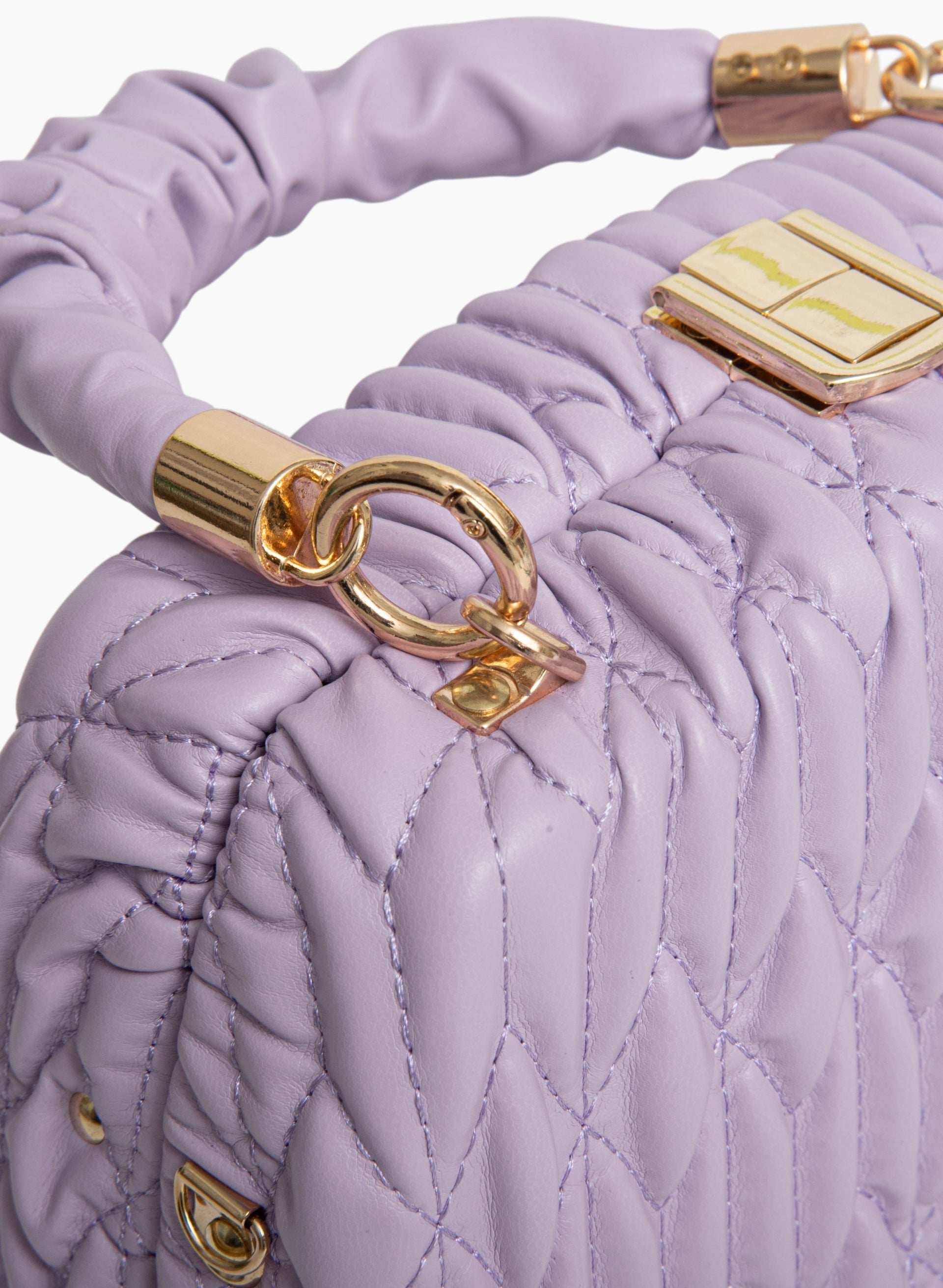 Vegan Leather Quilted Bag