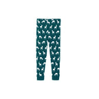 Christmas Family Matching Pajamas-Dark Green&Deer Patterned Pjs Set with "Merry Christmas" and Car Pattern Print