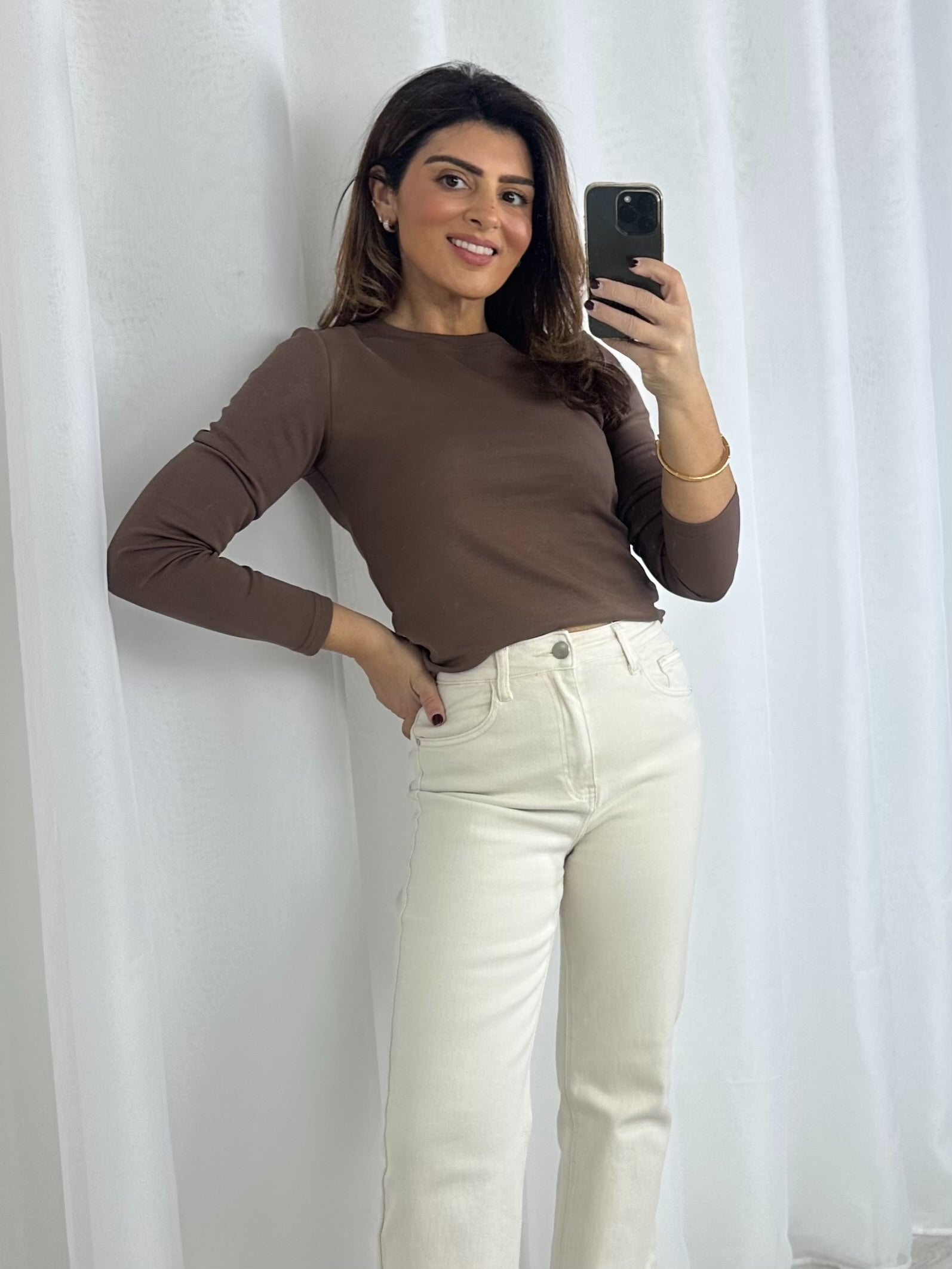 Denim Raw Hem Jeans (4 Colours)