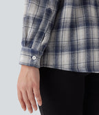 Long Sleeve Plaid Casual Shirt