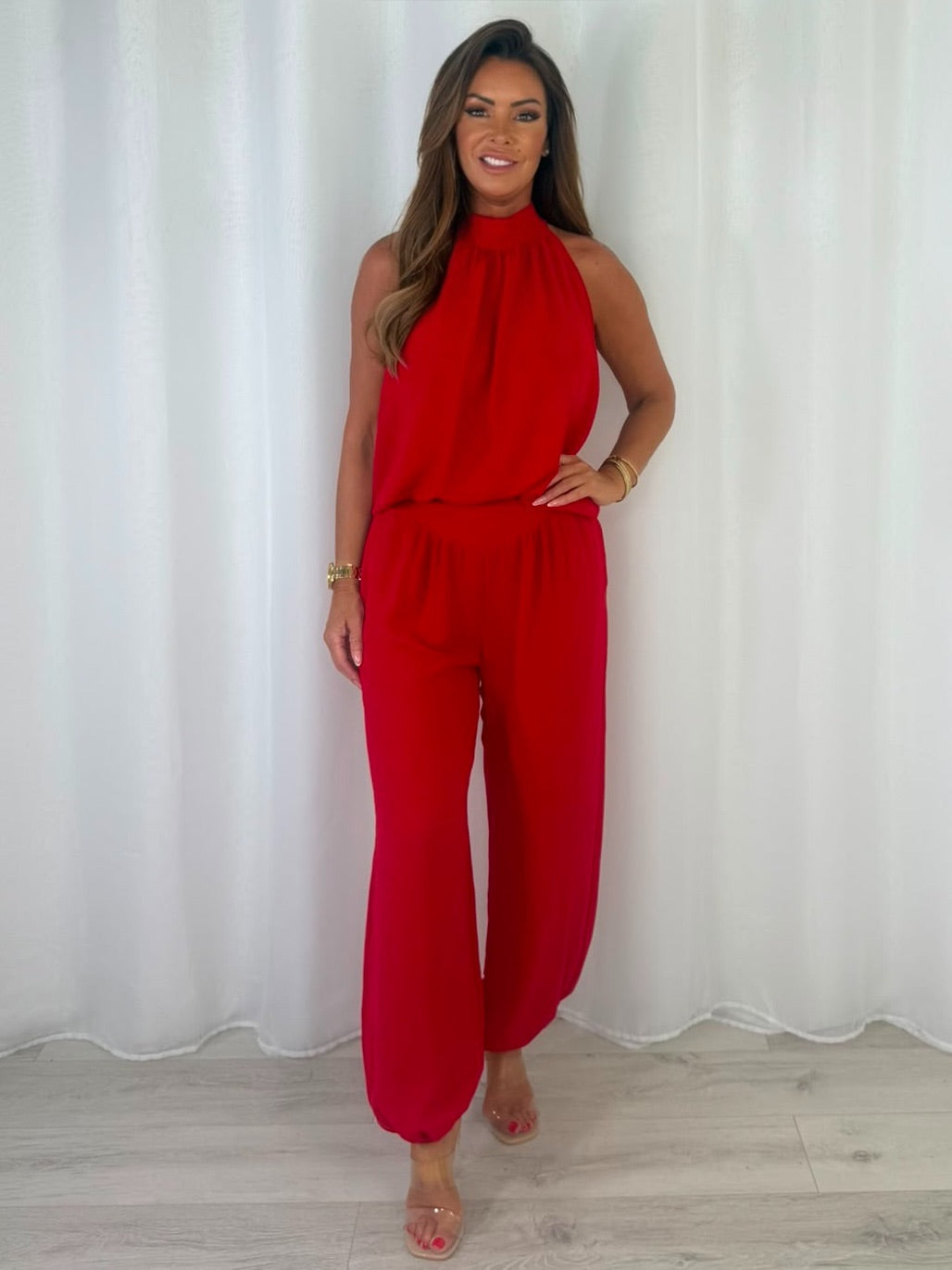 Halter Neck Trouser Co-Ord (8 Colours)