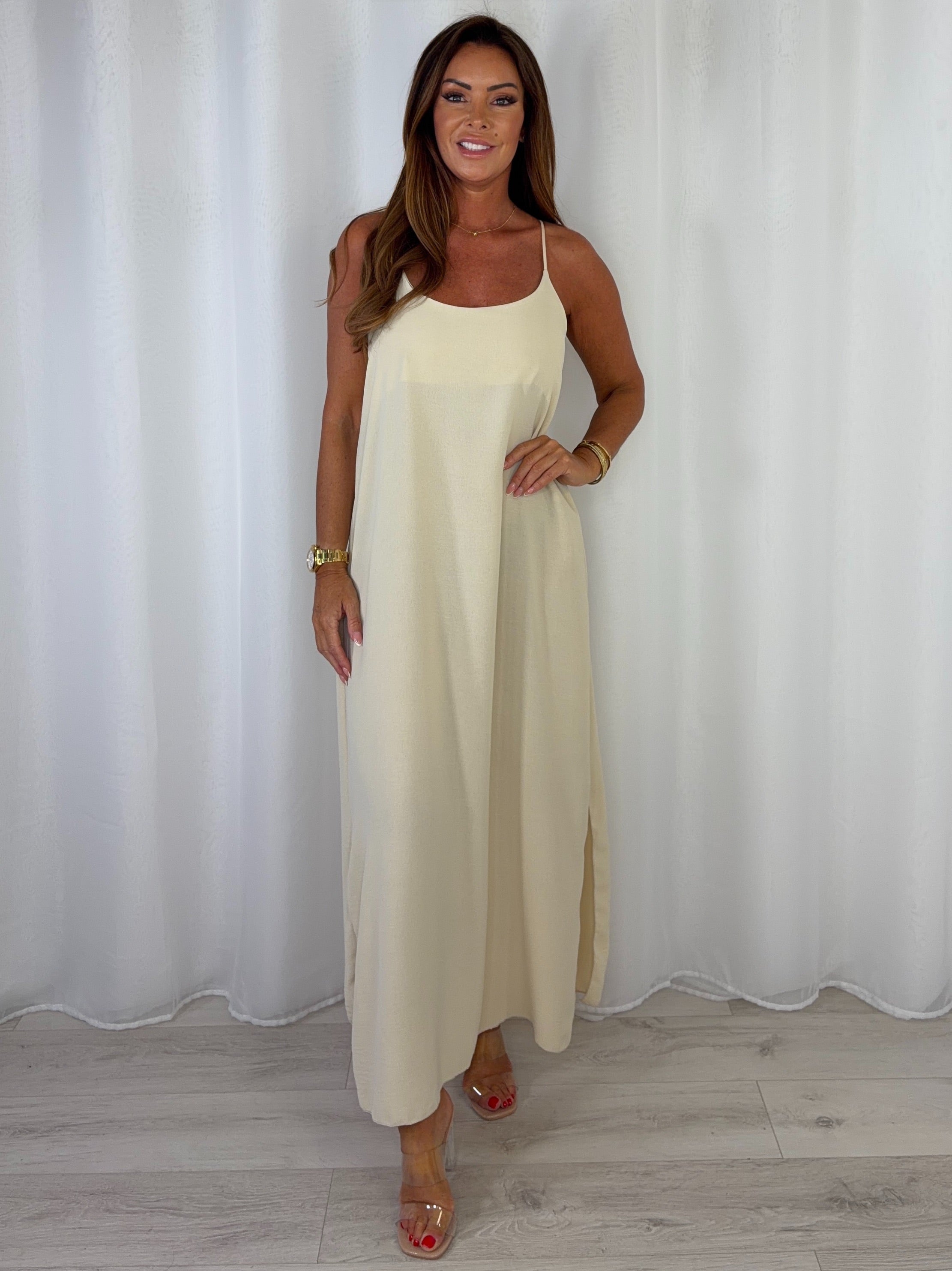 Spaghetti Strap Maxi Dress (14 Colours)