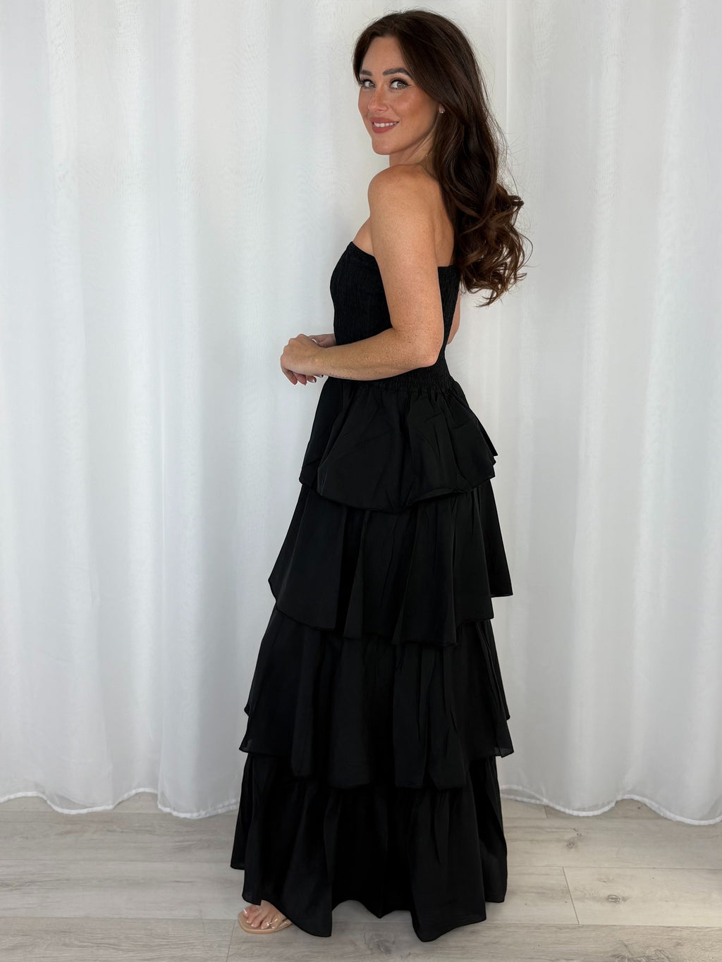 Layered Frill Maxi Dress (9 Colours)