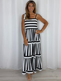 Striped Smocked Dress (5 Colours)