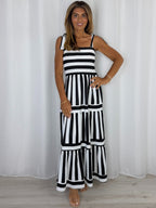 Striped Smocked Dress (5 Colours)