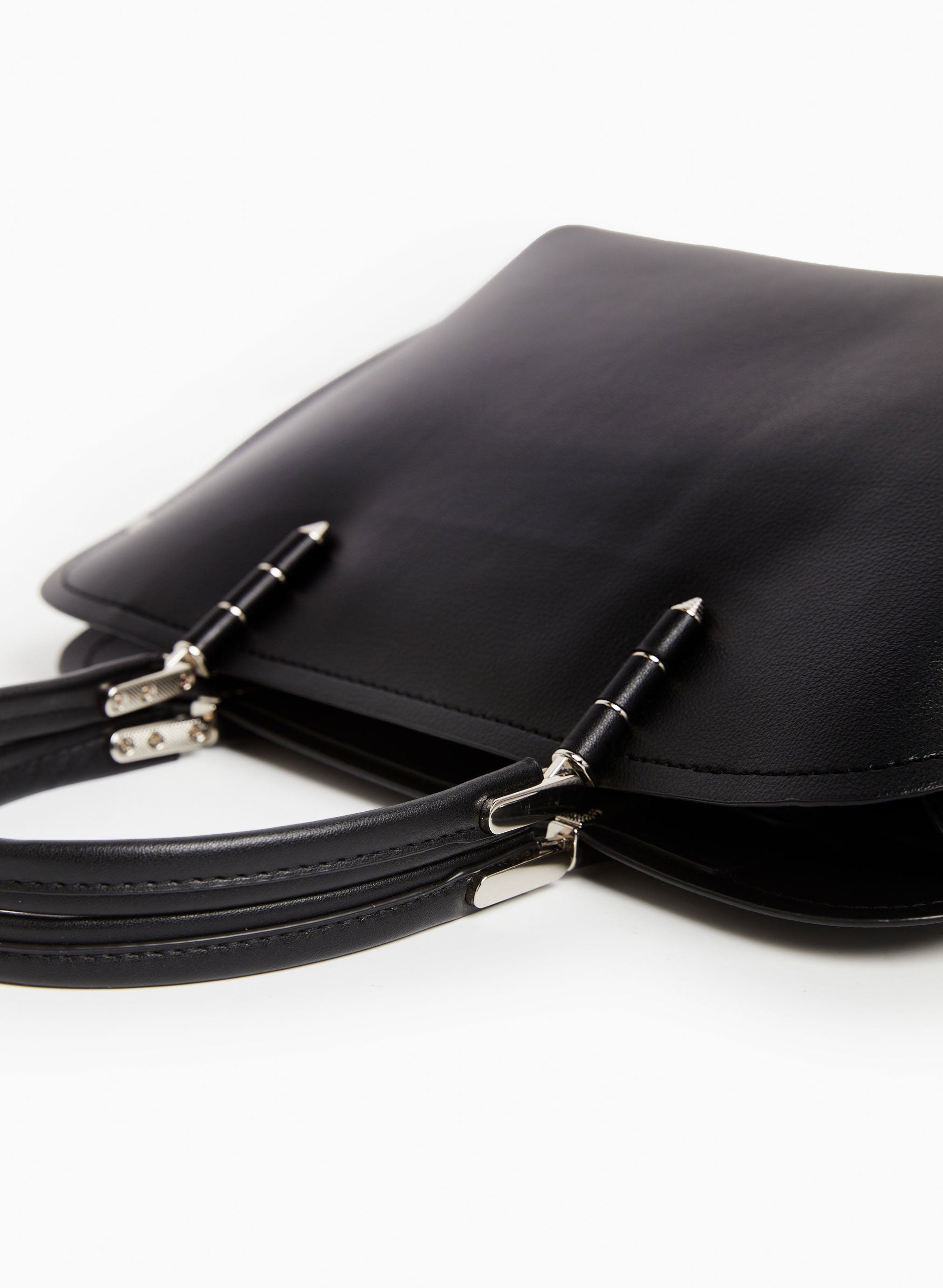 Vegan Leather Square Bag