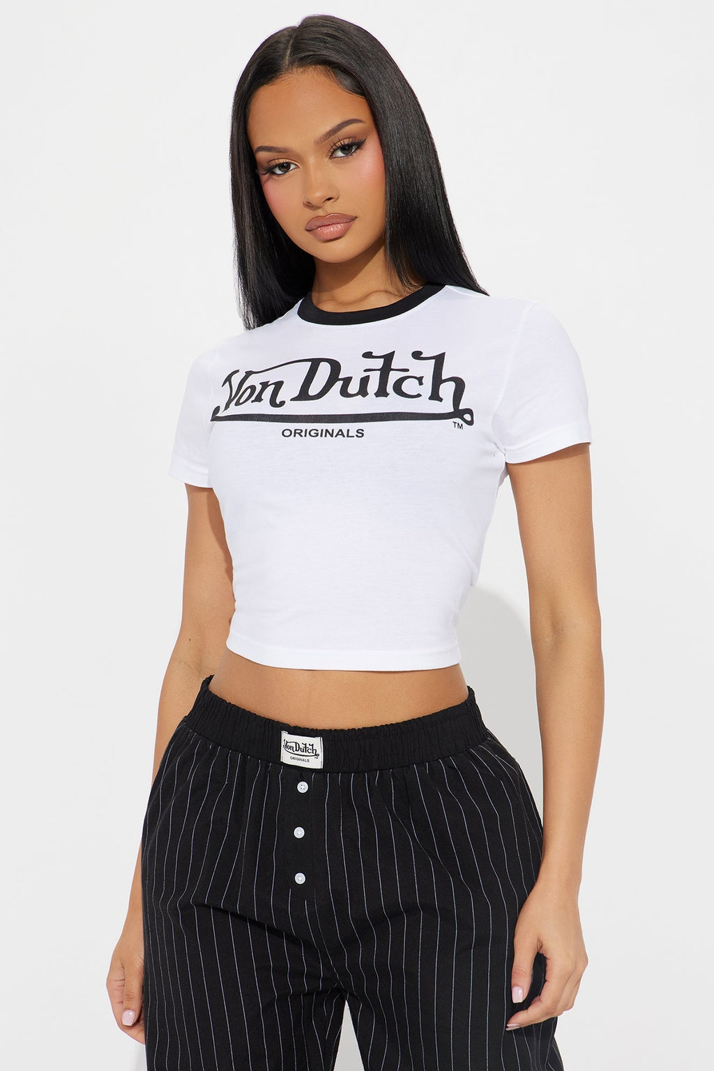 Von Dutch Short Sleeve PJ Boxer Pant Set