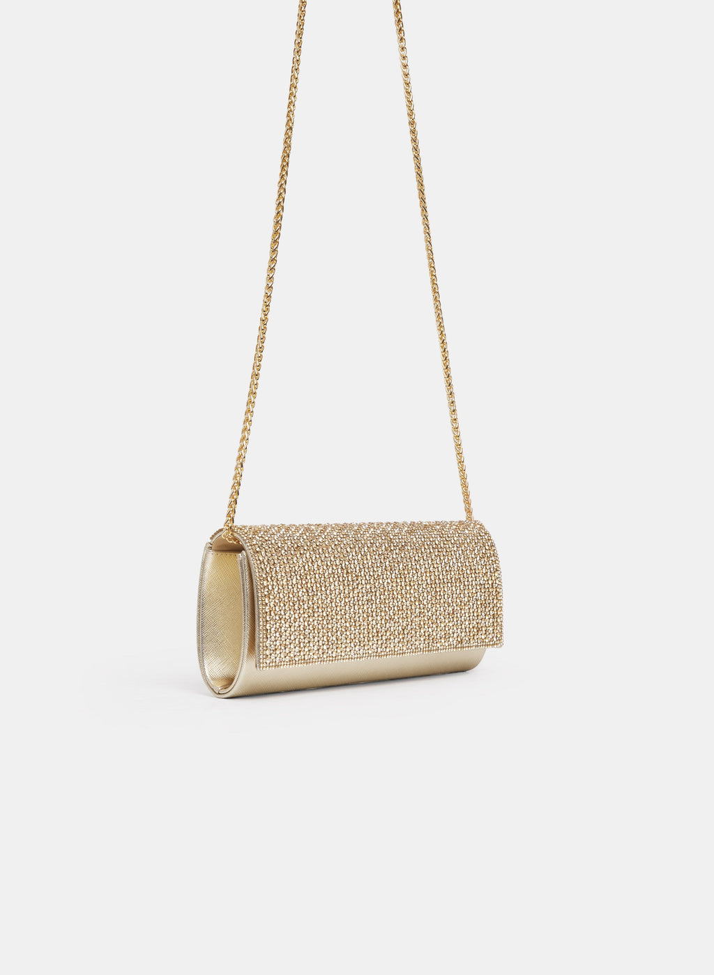 Crystal & Metallic Clutch