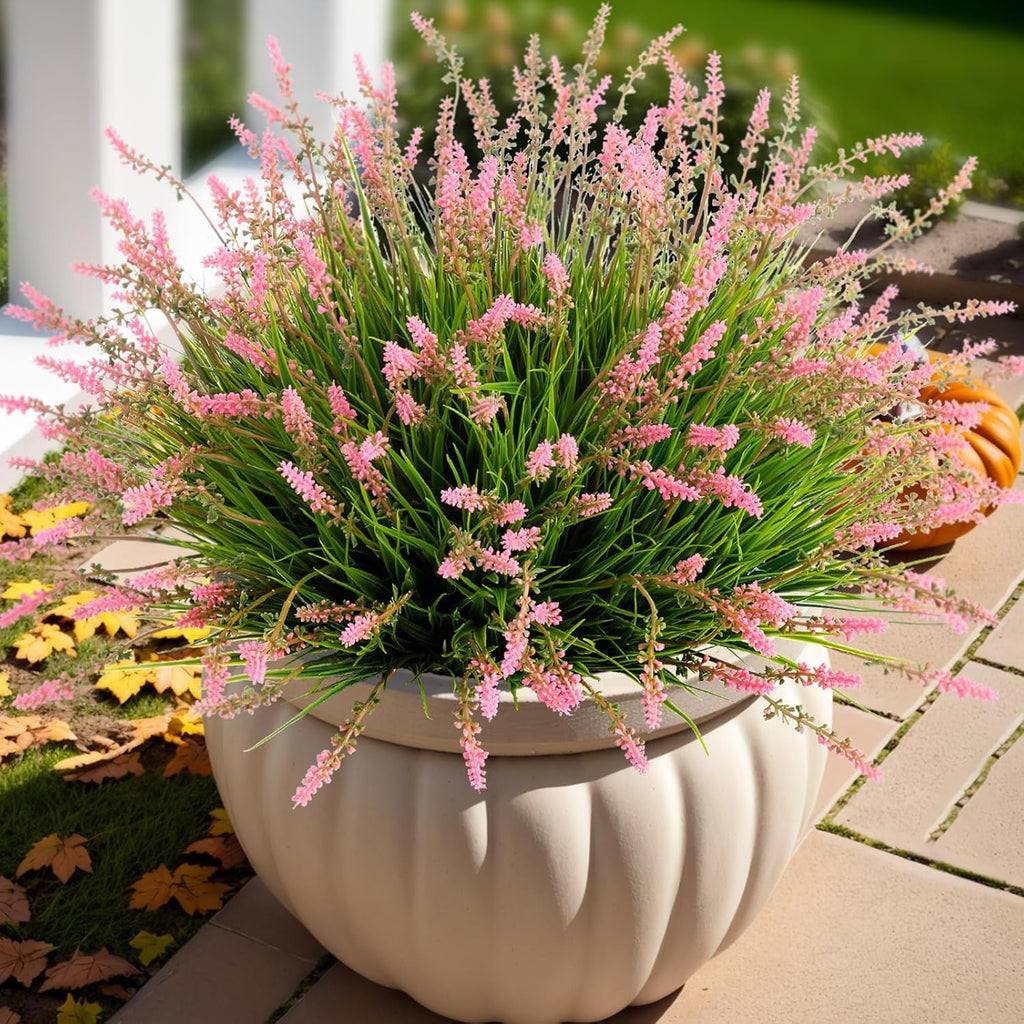 3 Bundles UV-Resistant Faux Monkey Grass